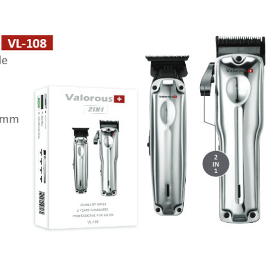 والوروس-ست-ماشین-اصلاح-VL108-حرفه-ای-شارژری