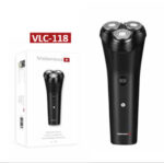 ولروس ماشین اصلاح سه تیغ پرقدرت،ضدآب،باطری لیتیوم VL-118